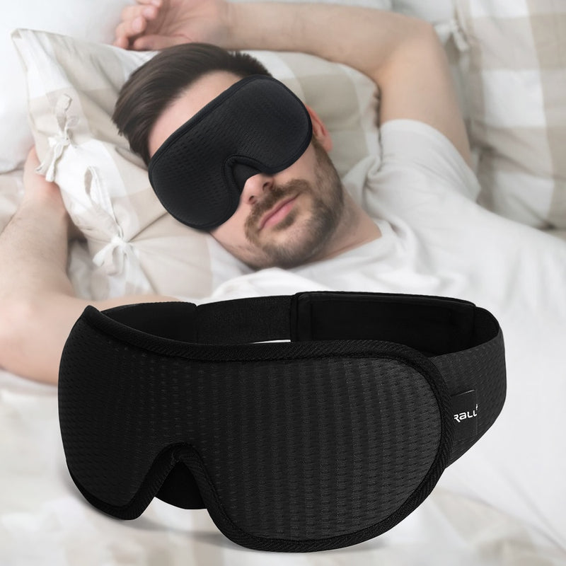 Máscara de dormir 3d Bloqueador de luz máscara de sono - sevenshopping